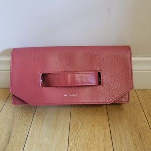 Matt & Nat Leather Red Clutch